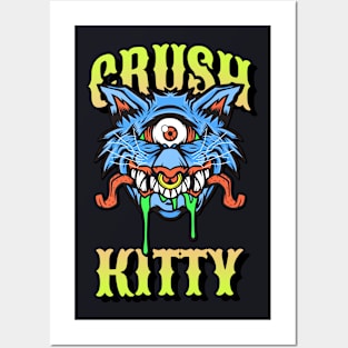 Crush kitty Posters and Art